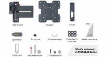 Vogel's Comfort TVM3245 | Draai- en kantelbare TV-beugel | 19-43" | max 15kg | VESA 400x400