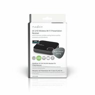 Nedis VWFI3450BK | Draadloze HDMI-ontvanger | 4K Ondersteuning | Wi-Fi | Zwart