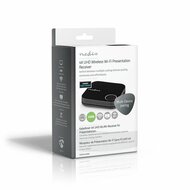 Nedis VWFI3450BK | Draadloze HDMI-ontvanger | 4K Ondersteuning | Wi-Fi | Zwart