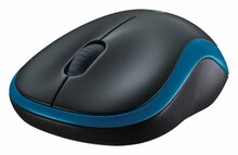 Logitech M185 | Draadloze Muis | Links- en Rechtshandig | RF | 1000 DPI | Zwart/Blauw