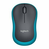 Logitech M185 | Draadloze Muis | Links- en Rechtshandig | RF | 1000 DPI | Zwart/Blauw