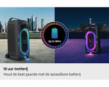 Samsung Sound Tower MX ST50F/XN | Bluetooth Party Speaker | 240W | Tot 18 Uur Accuduur | IPX4 Spatwaterbestendig | Karaoke &amp; Party Lights+