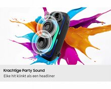 Samsung Sound Tower MX ST50F/XN | Bluetooth Party Speaker | 240W | Tot 18 Uur Accuduur | IPX4 Spatwaterbestendig | Karaoke &amp; Party Lights+