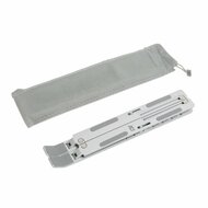 ACT AC8121 | Inklapbare Laptopstandaard tot 15,6" | 7 Verstelbare Standen | Metaal | Inclusief Reistas