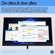 HP E27 G5 27'' | 1920x1080 IPS | 75Hz | USB-Hub | Ergonomisch Design | Full HD Monitor