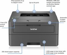Brother HL-L2445DW | A4 | 1200 &times; 1200 DPI | 32 ppm | Wi-Fi | Zwart-wit Laserprinter