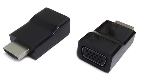 Gembird A-HDMI-VGA-001 tussenstuk voor kabels Zwart