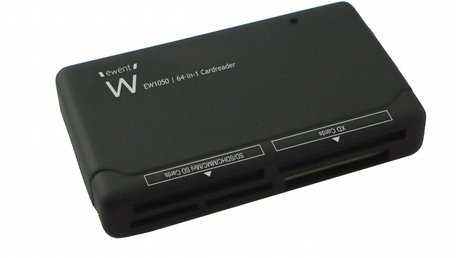 Ewent EW1050 geheugenkaartlezer USB 2.0 Zwart