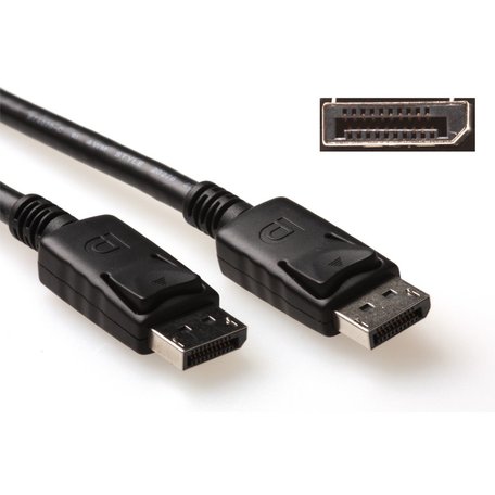 Ewent EW9841 DisplayPort kabel 3 m Zwart
