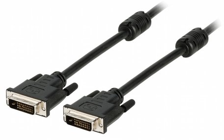 Valueline VLCP32000B100 DVI kabel 10 m DVI-D Zwart