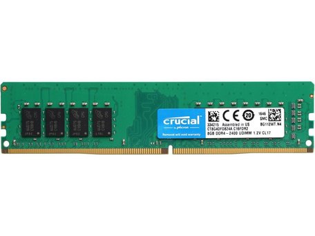 Crucial CT8G4DFD824A geheugenmodule 8 GB 1 x 8 GB DDR4 2400 MHz