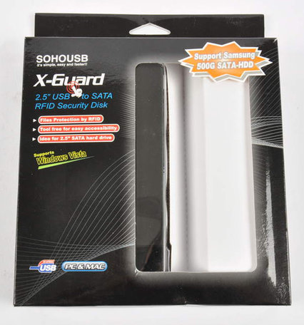 SOHOUSB X-Guard| Behuizing voor 2,5 HDD/SSD SATA| Mini USB-B