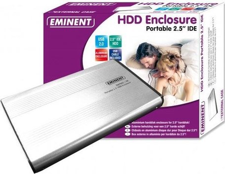 Eminent EM7042| Behuizing voor 2,5 HDD/SSD| USB 2.0