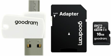 Goodram M1A4 All in One 16 GB MicroSDHC UHS-I Klasse 10