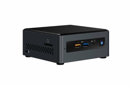 Intel NUC BOXNUC7PJYHN2 PC/workstation barebone UCFF Zwart BGA 1090 J5005 1,5 GHz