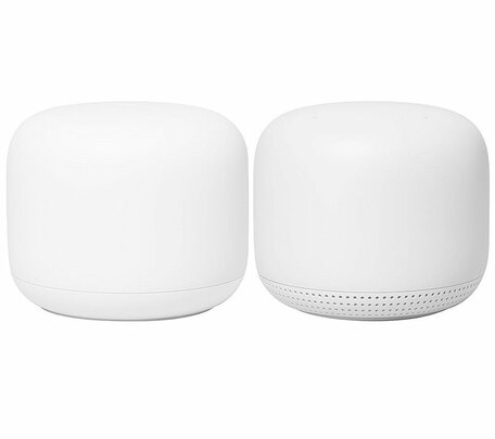 Google Nest Wifi draadloze router Gigabit Ethernet Dual-band (2.4 GHz / 5 GHz) 4G Wit