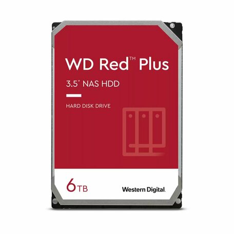 Western Digital Red Plus WD60EFPX interne harde schijf 3.5