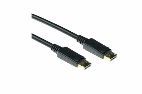 ACT 2 meter DisplayPort cable male - male, power pin 20 niet aangesloten