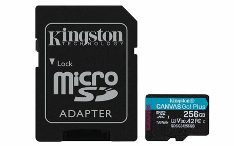 Kingston Technology Canvas Go! Plus 256 GB SD UHS-I Klasse 10