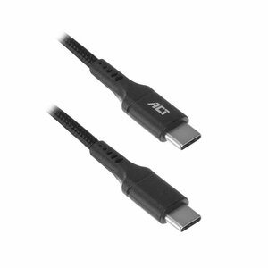 ACT AC3096 USB-kabel 1 m USB 2.0 USB C Zwart