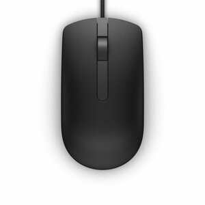 Dell MS116 | Ambidextrous Bedrade Muis | USB-A | 1000 DPI | Zwart