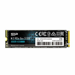 Silicon Power A60 | 2TB NVMe SSD | M.2 | Gen3 | 2.200MB/s