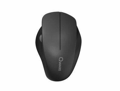 Qware Luton | Draadloze Muis | Rechtshandig | RF | 1600 DPI | Zwart