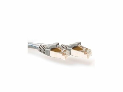 ACT FB3051 netwerkkabel Grijs 1,5 m Cat6a S/FTP (S-STP)