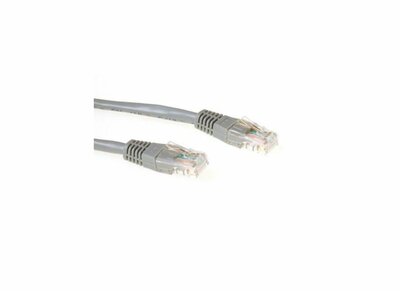 ACT Grijze 5 meter UTP CAT5E patchkabel met RJ45 connectoren