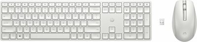 HP 650 Wit | Draadloze Muis en Toetsenbordcombo | QWERTY | Open Box