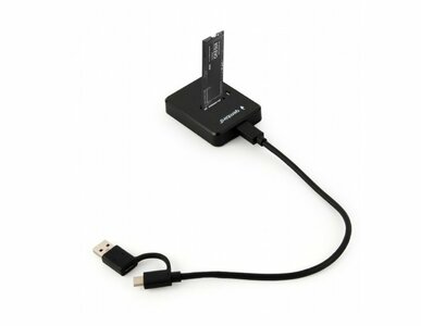 Gembird DD-U3M2 | M.2 SATA & NVMe SSD Docking Station | USB 3.2 Gen 1 Type-C