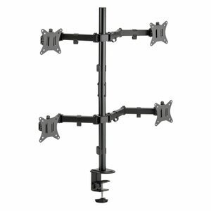 SBOX LCD-352/4-2 | Verstelbare Monitor-bureaubeugel | Tot 32" | Max 9kg | VESA 100x100 | 4 Monitoren