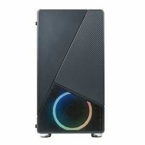 Azza Noir 130 RGB | Micro Tower Case | Zwart | Open Box