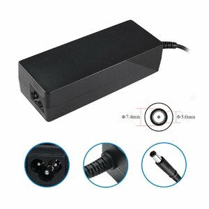 Voor Dell 90W Notebookadapter | 19.5V | Center pin | Zwart