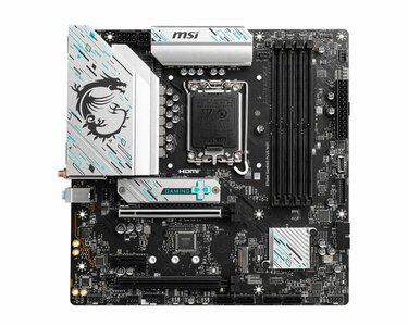 MSI B760M GAMING PLUS WIFI | Socket LGA 1700 | Intel B760 | 4xDDR5 | Micro-ATX | Moederbord