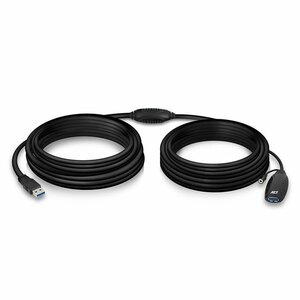 ACT AC6110 | USB 2.0 Booster | 10m | Zwart