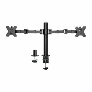 ACT AC8326 | Verstelbare Monitor-bureaubeugel | Tot 32" | Max 12kg | VESA 100x100 | 2 Monitoren