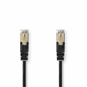 Nedis netwerkkabel | Cat5e | SF/UTP (S-FTP) | 3 m | Zwart | CCGP85121BK30