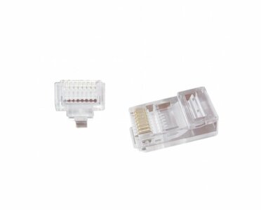 Gembird modulaire UTP plug | Pass-through | Universeel | LC-PTU-01/10