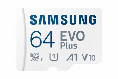 Samsung EVO Plus | MicroSDXC | 64GB | Class 10 | UHS-I U1