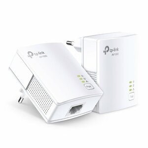 TP-Link TL-PA7017 KIT | Powerline Adapter Set | 1000 Mbps | Gigabit Ethernet | Wit