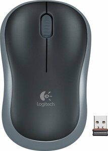 Logitech M185 | Draadloze Muis | Links- en Rechtshandig | RF | 1000 DPI | Zwart/Grijs