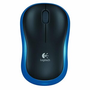 Logitech M185 | Draadloze Muis | Links- en Rechtshandig | RF | 1000 DPI | Zwart/Blauw