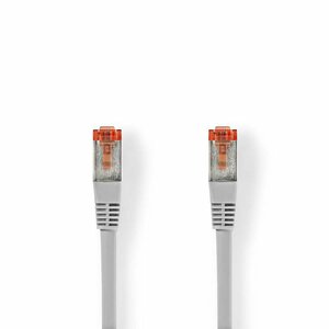 Nedis netwerkkabel | Cat6 | S/FTP (S-STP) | 5 m | Grijs | CCGB85221GY50