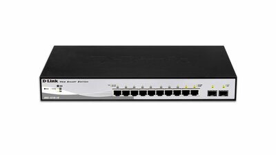 D-Link DGS-1210-10 | 10-poorts Gigabit Smart Switch | 8 RJ45 + 2 SFP | VLAN/QoS | Web/CLI-beheer