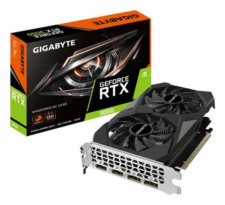 Gigabyte GeForce RTX 3050 WINDFORCE OC V2 | 6GB GDDR6 VRAM | Videokaart | GPU | Nvidia