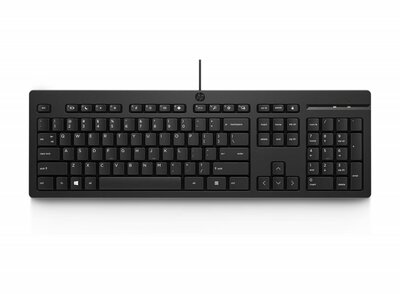 HP 125 | Bedraad Toetsenbord | USB | QWERTY US International | Zwart