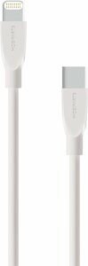 Mobiparts kabel | Lightning naar USB-C | 2A | 1 m | Wit