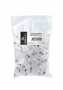 Cablexpert kabel-connector | 1 stuk | Transparant | PLUG3UP6/100