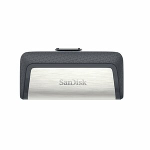 SanDisk Ganda UltraType | 256GB USB-C 3.2 & USB-A 3.2 Flash Drive | Zilver
